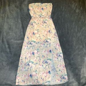 Charlotte Russe Strapless Maxi Dress